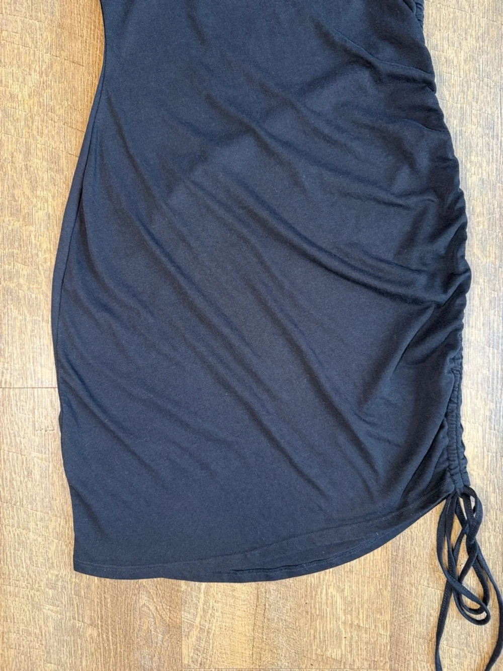 Trouvé Nordstrom Women’s Black Ruched Dress Size X-Small - Picture 3 of 9